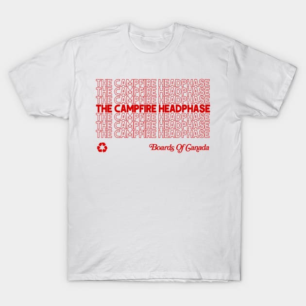 The Campfire Headphase  / Retro Fan Art Design T-Shirt by DankFutura